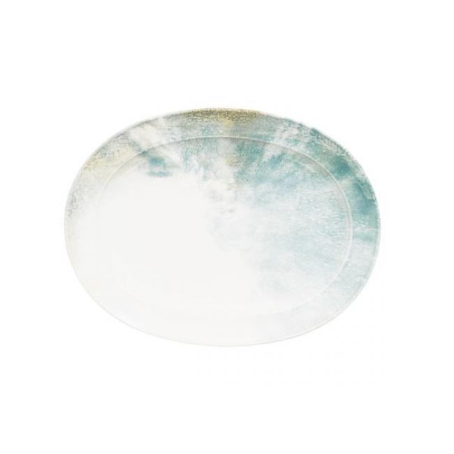 Plat ovale Islande  42x30 cm